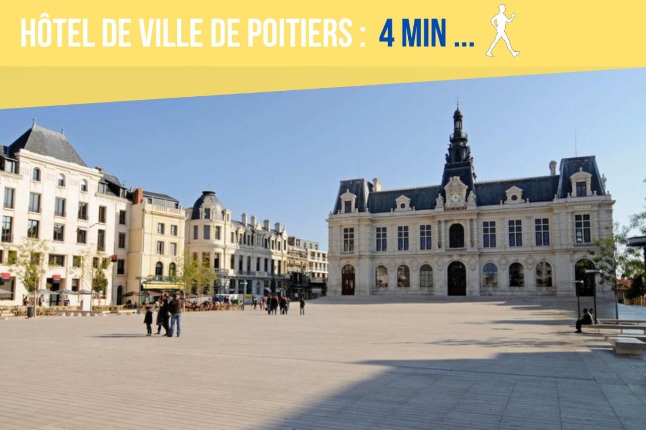 Beau-Jean, Un Cocon Sympa 5 Min A Pied Du Centre-Ville, Parking Prive, A 10 Min Du Chu Poitiers Luaran gambar