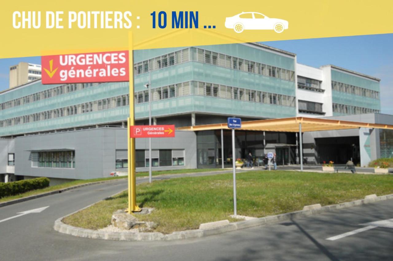 Beau-Jean, Un Cocon Sympa 5 Min A Pied Du Centre-Ville, Parking Prive, A 10 Min Du Chu Poitiers Luaran gambar