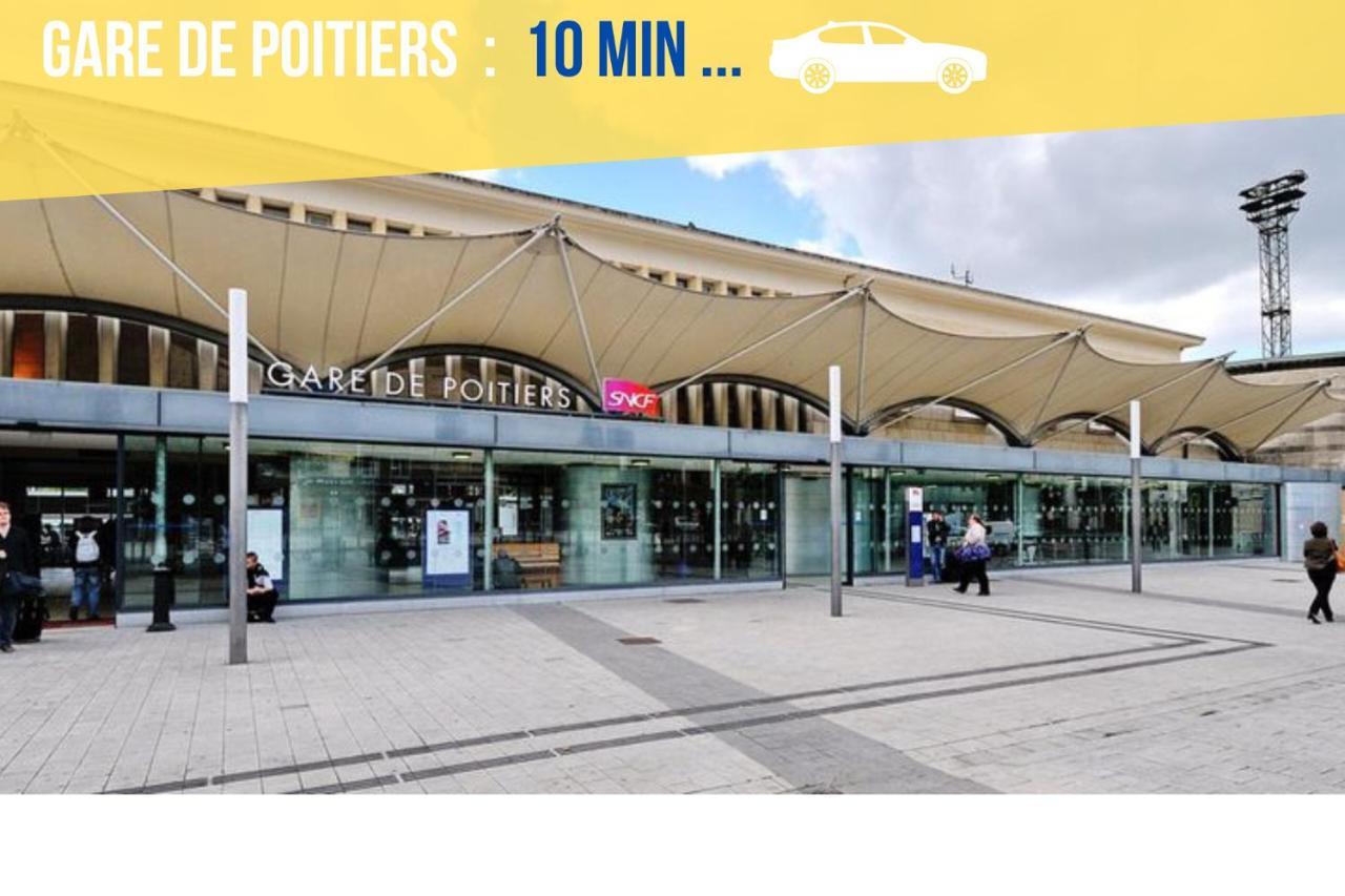 Beau-Jean, Un Cocon Sympa 5 Min A Pied Du Centre-Ville, Parking Prive, A 10 Min Du Chu Poitiers Luaran gambar
